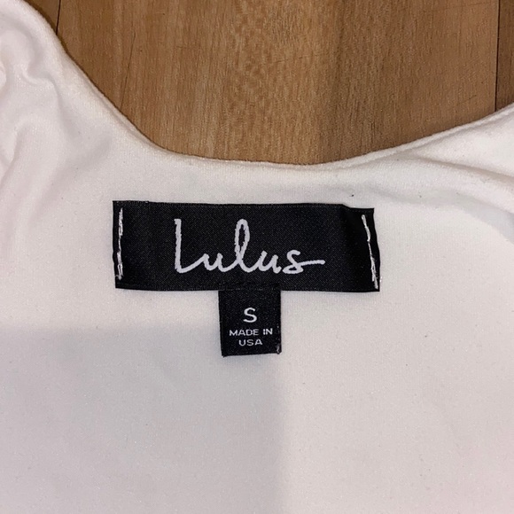 Lulus Pretty Pleased White Tie-Strap Bodysuit - Picture 5 of 7